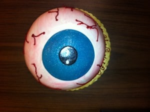Eyeball Birthday Cake!