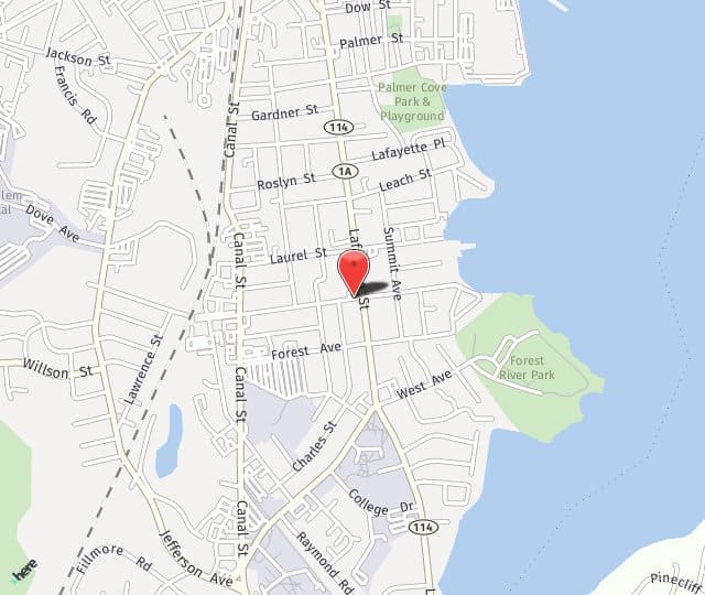 Location Map: 47 Ocean Avenue Salem, MA 01970